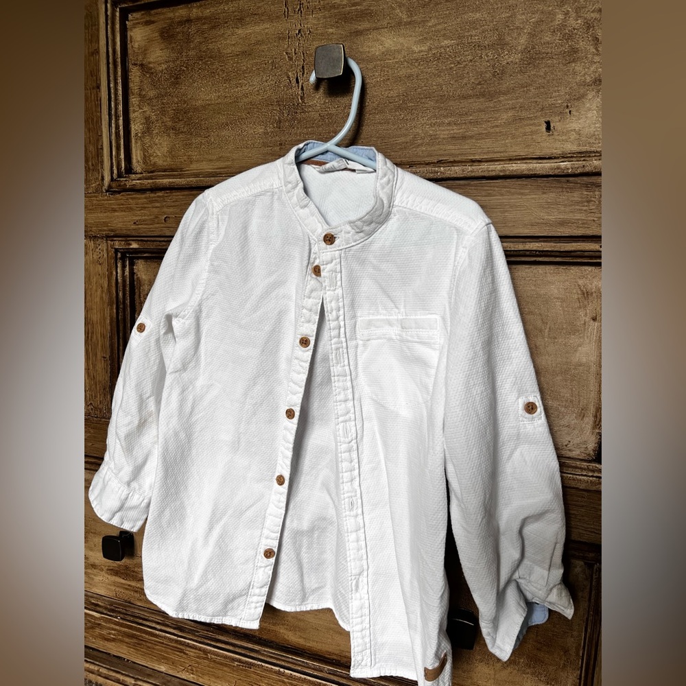 H&M 100% Cotton White Button Down